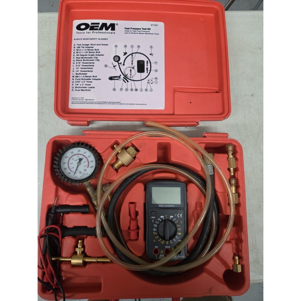 OEM 27167 Fuel Pressure Test Kit (Read Description)